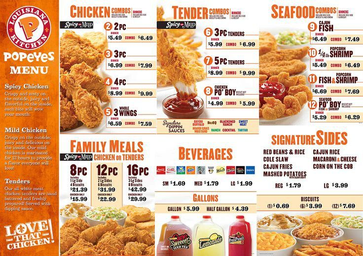 Take Advantage of the Mouthwatering Offers on the popeyes menu